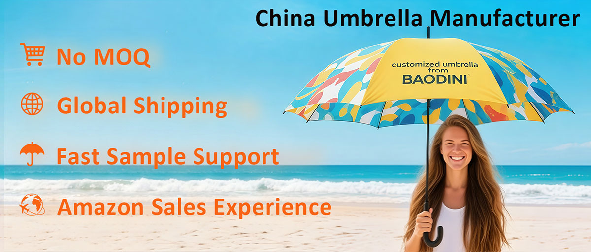 personalized umbrella supplier, custom branded umbrella wholesale from Chinese factory